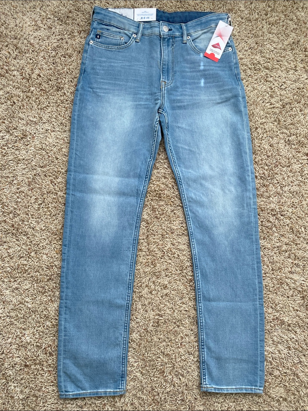 NWT H&M Mens Slim Coupe Êtroite Jeans W32 L32